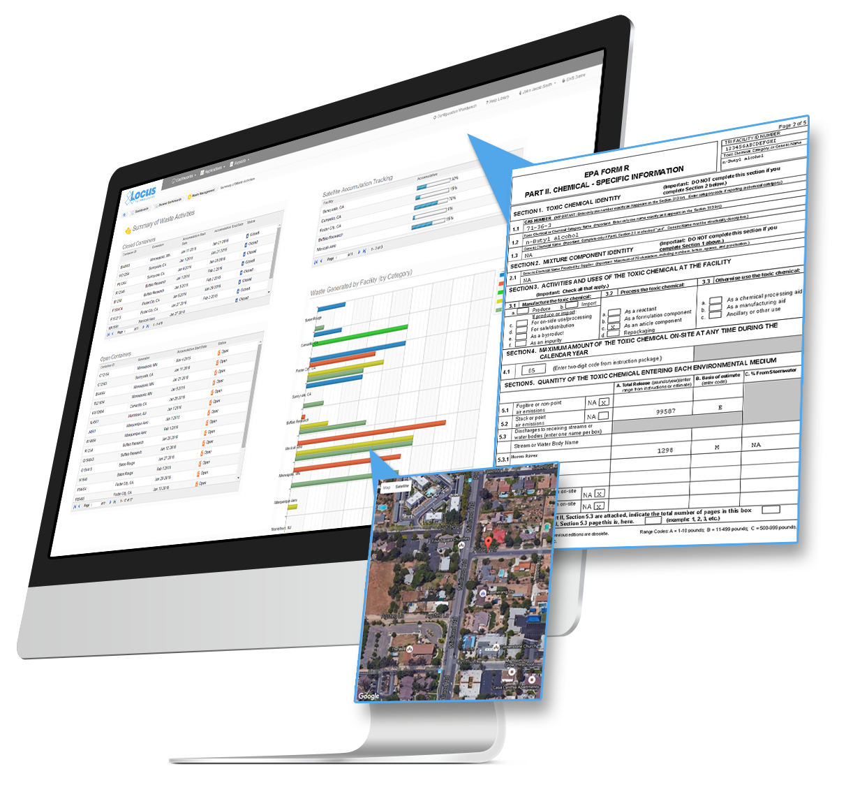 Locus waste management software