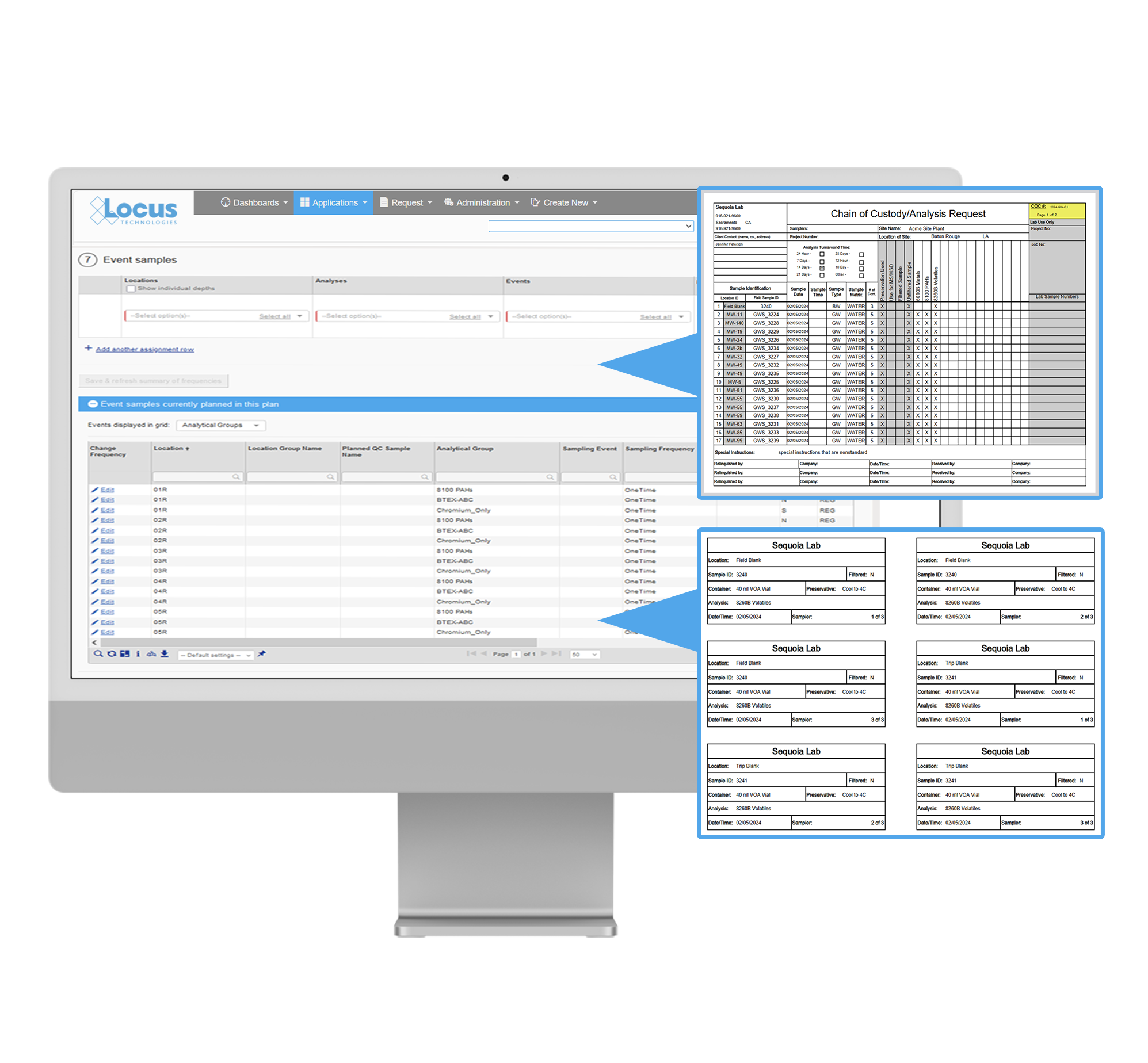 Sample planning